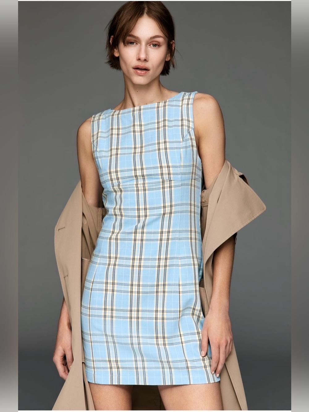 Anthropologie Pilcro Percie Plaid Mini Dress